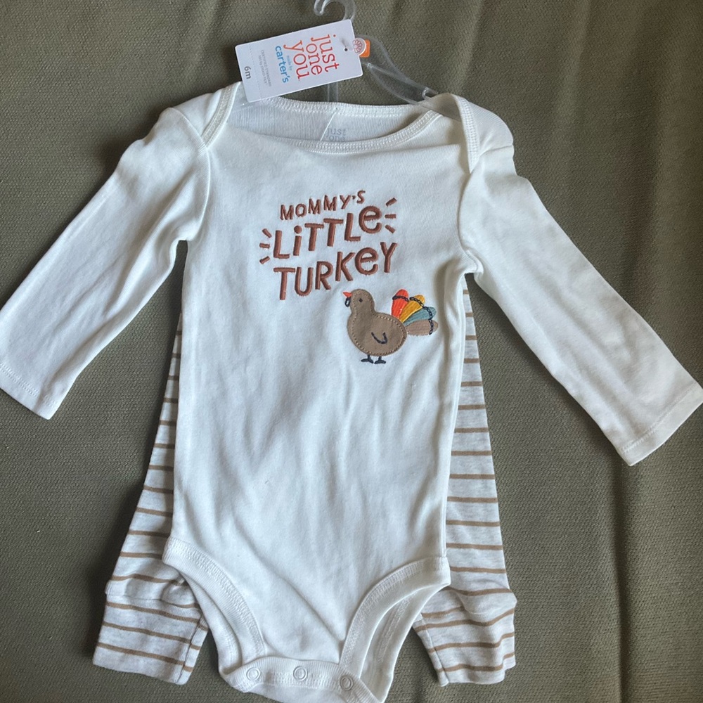 Carter's Thanksgiving 'Mommy's Little Turkey' 2 piece set